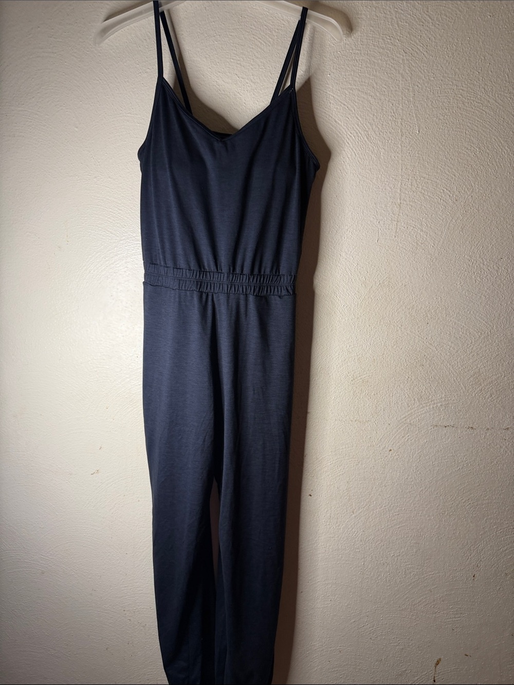 Vuori Navy Spaghetti-Strap Jumpsuit - Picture 2 of 8